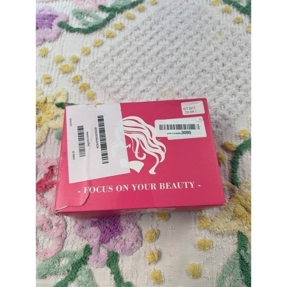 Vivid Pink and White Ombre Long Wavy Synthetic Wig Cosplay Costume Party - Picture 5 of 5